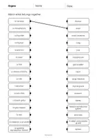 Aperçu - Cartes d'exercices - Organs / Organes: Draw the lines 3 (Fiche d'exercices d'anglais) - Page 2