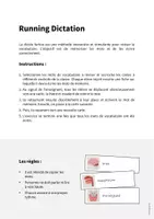 Aperçu - Jeux - Organs / Organes: Running Dictation (Dictée en mouvement pour le cours d'anglais) - Page 1