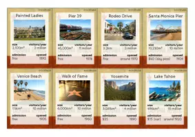 Vorschau - Bildkarten - Quartett - Sights of California SPEAKING ACTIVITY - Seite 2