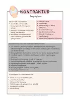 Vorschau - Arbeitsblätter - Kontrakturprophylaxe - Deckblatt