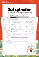 Vorschau - Arbeitsblätter - Materialpaket: Satzglieder sicher erkennen - Seite 1