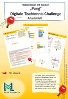 Vorschau - Arbeitsblätter - Informatik: Problemlösen mit Scratch (Spiel Pong) - Deckblatt