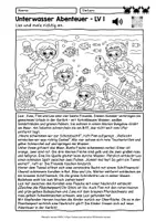 Vorschau - Arbeitsblätter - SOMMER Lesen Malen und Hören - Unterwasser Abenteuer - Seite 2