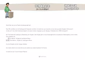 Vorschau - Arbeitsblätter - Die Grundlagen der Demokratie #demokratiestärken - Seite 1