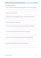 Vorschau - Arbeitsblätter - Modal Verbs - simple worksheet - exercises - Seite 3