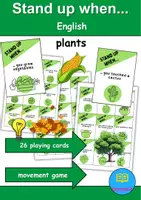 Vorschau - Spiele - Stand up when... Plants - Englisch Spiel / Game - Deckblatt