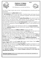 Vorschau - Arbeitsblätter - Sommer Hörübung, Hörverstehen Zuhören und Malen, Klasse 1, 2, 3, 4, DaZ - Seite 1