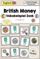 Vorschau - Spiele - British Money (England, UK) Vokabelspiel Zonk - Englisch - Deckblatt