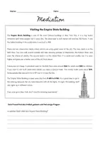 Vorschau - Arbeitsblätter - Mediation New York Klasse 8 mit Lösungen - Deckblatt