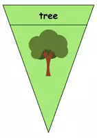 Vorschau - Mal- und Bastelvorlagen - Plants: Pennants Banner - Für Girlande oder Kette (Deko) - Englisch - Seite 2