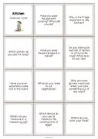 anteprima - Flashcard - Kitchen / Cucina: Smalltalk Cards (Carte di conversazione) - Pagina 2