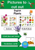 Vorschau - Mal- und Bastelvorlagen - Vokabelbilder Plants - Bildkarten Englisch - Deckblatt