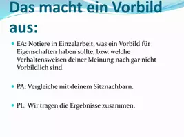 Vorschau - Arbeitsblätter - Einstieg in die Reihe Vorbilder - Seite 2