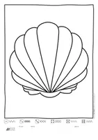 Vorschau - Mal- und Bastelvorlagen - KUNST ☀️sommerliches Würfelbild: 🐚 Muschel 😎 - Seite 3