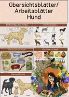 Vorschau - Arbeitsblätter - Übersichtsblätter/ Arbeitsblätter - Hund - Deckblatt