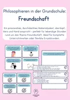 Vorschau - Arbeitsblätter - Freundschaft - Philosophieren in der Grundschule-1 - Deckblatt