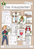 Vorschau - Unterrichtsreihen - Das Kreuzzeichen (Religion Grundschule Klasse 1-4) - Deckblatt