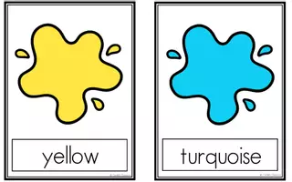 Vorschau - Bildkarten - Colours - Flashcards - Seite 1