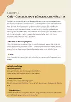Vorschau - Arbeitsblätter - Rechtsformen von Unternehmen: GbR, GmbH, AG, KG, eG - Seite 1