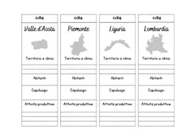 Vorschau - Anderer Materialtyp - Lapbook regioni italiane da stampare / Lapbook - Italienische Regionen zum Ausdrucken - Seite 3