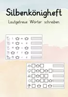 Vorschau - Arbeitsblätter - Lautgetreue Wörter Silbenkönigheft Förderung - Deckblatt