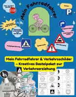 Vorschau - Stationenlernen - Fahrradfahrer & Verkehrsschilder – Kreatives Bastel- und Lernpaket zur Verkehrserziehung - Deckblatt