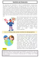 Vorschau - Arbeitsblätter - Die Geschichte der Kinderrechte - Seite 1