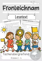 Vorschau - Arbeitsblätter - Fronleichnam | Infotext mit Fragen - Deckblatt