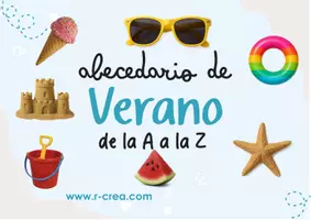 Vista previa - Tarjetas / Manipulativos - Abecedario verano para mesa de luz - página 1