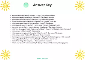 Vista previa - Juegos / Gamificación - Summer Board Game – ESL Speaking and Vocabulary Practice - página 3