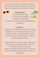 Vorschau - Aufgabenkarten - Meine Ferienschatztüte – Aufdruck für Erinnerungstüte Sommerferien - Seite 1