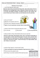 Vorschau - Arbeitsblätter - Quiz zum Schönheits-Check (mit Lösung) - Seite 2