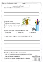 Vorschau - Arbeitsblätter - Quiz zum Schönheits-Check (mit Lösung) - Deckblatt