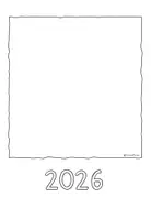 Vorschau - Mal- und Bastelvorlagen - Kalender zum Gestalten - SJ 25/26 und Kalenderjahr 2026 - Seite 3