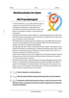 Vorschau - Arbeitsblätter - Rechtschulen im Islam - Mit Praxisbeispiel_9-10 - Seite 1