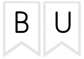 Vorschau - Mal- und Bastelvorlagen - Buchstabenfest: Wimpel zum Aufhängen - Seite 3