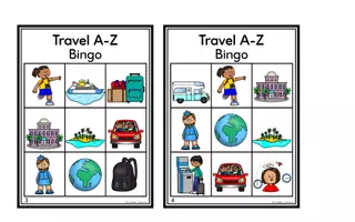 Aperçu - Jeux - Travel A-Z - Bingo - Page 2
