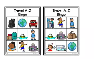 Aperçu - Jeux - Travel A-Z - Bingo - Page 3