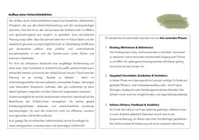 Vorschau - Lehrpläne/Lehrermaterial - Aufbau einer Unterrichtslektion - Deckblatt