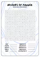 Vorschau - Arbeitsblätter - Adverbs of Manner - Word Search (4 versions) - Seite 3