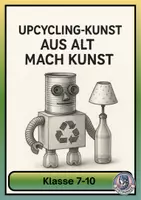 Vorschau - Arbeitsblätter - Upcycling Kunst - Deckblatt