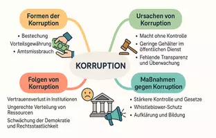 Vorschau - Arbeitsblätter - Arbeitsblätter zum Thema "Korruption" + Lösung & MP3 + Mindmap + Infografik - Seite 2