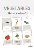 anteprima - Flashcard - Vegetables / Verdure: I have..., who has...? (Gioco per la lezione d'inglese) - Pagina di copertina