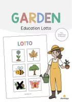 anteprima - Flashcard - Garden / Giardino: Education Lotto (Gioco per la lezione d'inglese) - Pagina di copertina