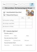 Vorschau - Arbeitsblätter - Hörverstehen - Sommer 2.Klasse - Seite 3