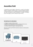 anteprima - Flashcard - Living Room / Soggiorno: Accordion Fold (Opuscolo per la lezione d'inglese) - Pagina 1
