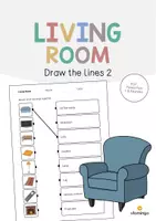anteprima - Esercizi - Living Room / Soggiorno: Draw the lines 2 (Scheda di esercizi di inglese) - Pagina di copertina