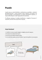 anteprima - Materiale interattivo - Bedroom / Camera da letto: Puzzle (Puzzle per la lezione d'inglese) - Pagina 1