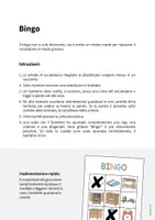 anteprima - Flashcard - Bedroom / Camera da letto: Bingo (Gioco per la lezione d'inglese) - Pagina 1