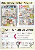 Vorschau - Arbeitsblätter - Schuljahresende 🏫🏁 / Schuljahr 2026 - XXL SPARPAKET / Sommerferien / Abschied - Seite 3